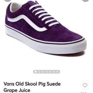 💜 Purple Pig Suede Old Skool Vans 💜